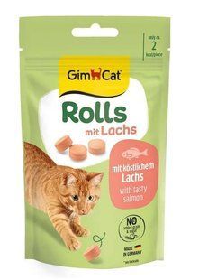 GimCat ROLLS Лакомство для кошек со вкусом лосося 40 г