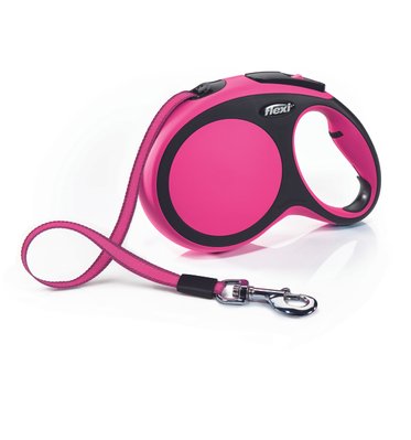 Flexi Поводок-рулетка Comfort лента L (8 м; до 50 кг) розовый