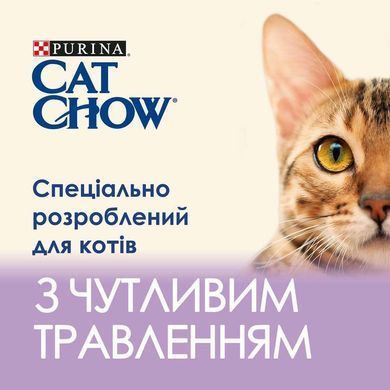 Cat Chow Sensetive Шматочки в желе з лососем та цукіні для котів 85 г