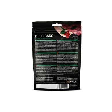 Savory Bars With Venison Джерки батончики з олениною, 100 г