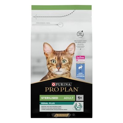 ProPlan Cat Sterilised Adult - Сухой корм для стерилизованных кошек и кастрированных котов с кроликом 1.5 кг