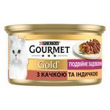 Gourmet Gold Двойное удовольствие с уткой и индейкой 85г