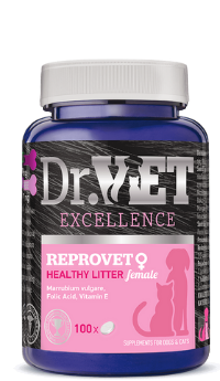 Dr.Vet Reprovet Female Вітамінно-мінеральна добавка для собак і котів 100 таблеток