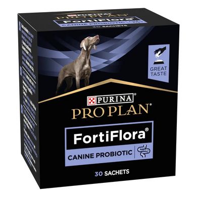 ProPlan FORTIFLORA - Пробіотик для собак підтримка мікрофлори шлунково-кишкового тракту 30шт*1 г