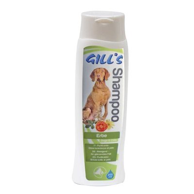 Croci Шампунь GILL'S для собак и кошек Целебные травы, для здоровья шерсти и приятного запаха, 200 мл