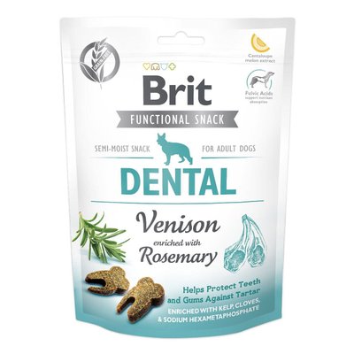 Brit Functional Snack Dental - Ласощі для собак 150 г (для зубів)