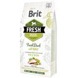 Brit Fresh Duck with Millet - Сухой корм для активных собак всех пород 2,5 кг (утка)