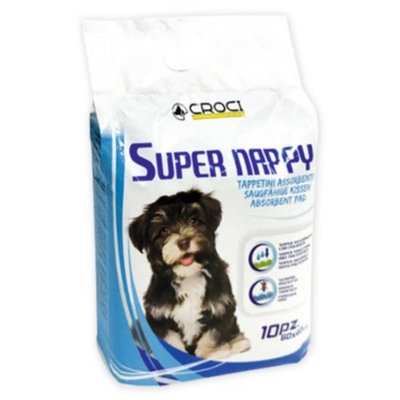 Пеленки для собак Croci Super Nappy 60*40 см, 10 шт