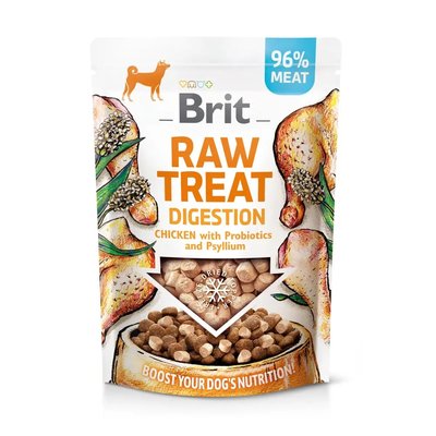 Brit Raw Treat Digestion Freeze-dried - Лакомство для собак 40 г (курица)