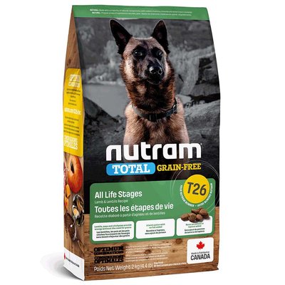 NUTRAM Total GF Lamb & Lentils Dog холистик корм для собак БЕЗ ЗЛАКОВ из ягненка 2 кг