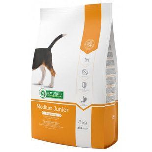 Nature&rsquo;s Protection Medium Junior - корм для цуценят середніх порід 2 кг