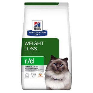 Hill&rsquo;s Prescription Diet Weight Loss r/d - Сухий корм для котів з куркою 1,5 кг