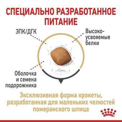 Сухий корм Royal Canin Pomeranian Adult для дорослих собак породи померанський шпіц, 1.5 кг
