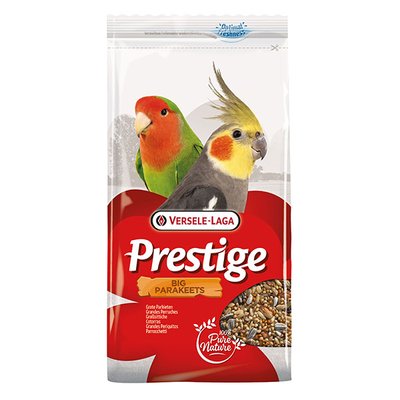 Versele-Laga Prestige Big Parakeets ВЕРСЕЛЕ-ЛАГА ПРЕСТИЖ СРЕДНИЙ ПОПУГАЙ корм для средних попугаев, зерновая смесь, орехи, 1 кг