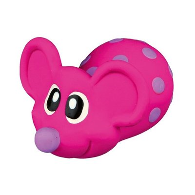 Игрушка для собак Trixie Мышь с пищалкой 8 см (латекс, цвета в ассортименте)