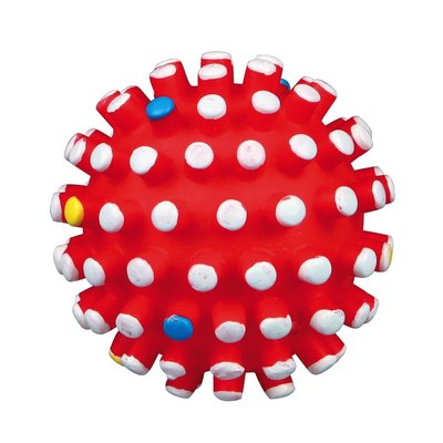 Іграшка для собак Trixie М'яч голчастий з пискавкою d=6 см (вініл, кольори в асортименті)