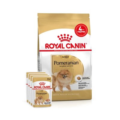 Сухий корм Royal Canin Pomeranian Adult для дорослих собак породи померанський шпіц, 1.5 кг