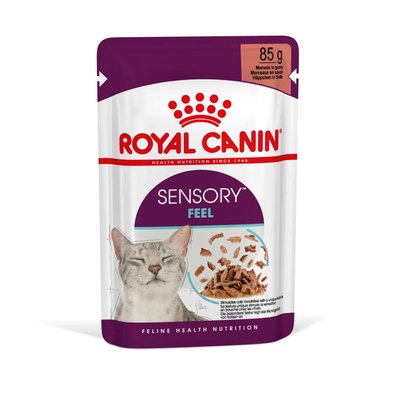 Royal Canin (Роял Канин) SENSORY FEEL GRAVY Влажный корм для кошек который стимулирует ощущение корма в соусе
