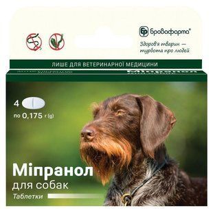Мипранол таблетки от гельминтов для собак 0,175 г - Бровафарма