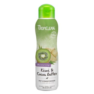 TropiClean Кондиционер для собак и кошек «Kiwi & Cocoa Butter» (Киви и масло какао) 355 мл