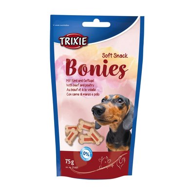 Ласощі для собак Trixie «Bonies» 75 г (ягня і яловичина)