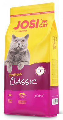 JosiCat Sterilised Classic сухой корм для кошек (ЙозиКет Стерелайзд Клессик) 10 кг