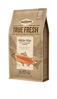 Carnilove True Fresh FISH for Adult dogs сухой корм для взрослых собак всех пород 4кг (рыба)