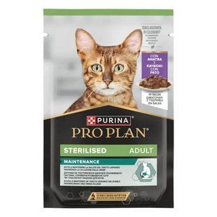 ProPlan Sterilised Nutrisavour - Вологий корм для стерилізованих кішок і кастрованих котів з океанічною рибою 85 гр