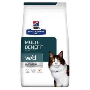 Hill&rsquo;s Prescription Diet Multi-Benefit w/d - Сухий корм для котів з куркою 1,5 кг