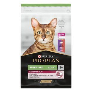 ProPlan Cat Sterilised Adult - Сухий корм для стерилізованих кішок і кастрованих котів з качкою 10 кг