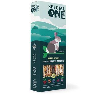 Special One Лакомство Ягодные палочки для декоративных грызунов 90 г