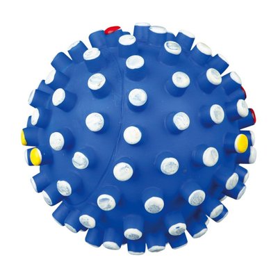 Игрушка для собак Trixie Мяч игольчатый с пищалкой d=12 см (винил, цвета в ассортименте)