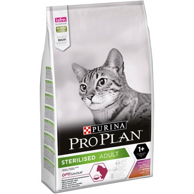 ProPlan Cat Sterilised Adult - Сухой корм для стерилизованных кошек и кастрированных котов с уткой 10 кг