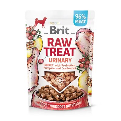 Brit Raw Treat Urinary Freeze-dried - Лакомство для собак 40 г (индейка)