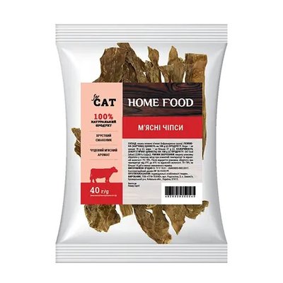 Home Food Лакомства для кошек Мясные чипсы 40 г