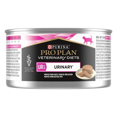 Purina Pro Plan Veterinary Diets UR URINARY - Лечебный влажный корм для кошек при заболеваниях нижних отделов мочевыводящих путей 195 г