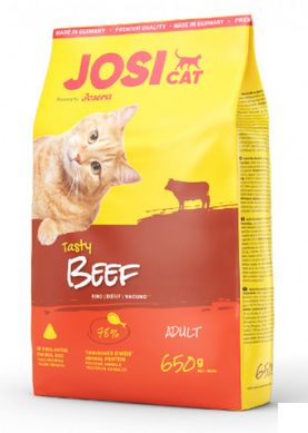 JosiCat Tasty Beef сухий корм для котів (Йозікет Тейсті Біф з яловичиною) 650 г