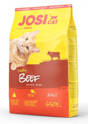 JosiCat Tasty Beef сухой корм для кошек (Йозикет Тейсти Биф с говядиной) 650 г