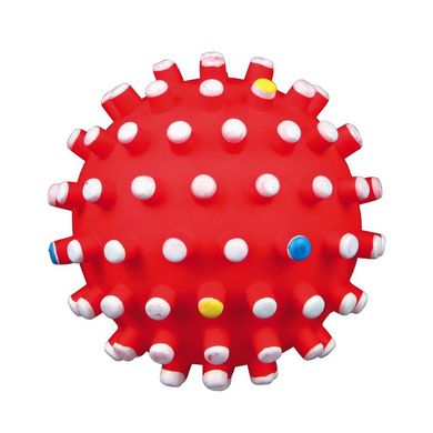 Іграшка для собак Trixie М'яч голчастий з пискавкою d=10 см (вініл, кольори в асортименті)