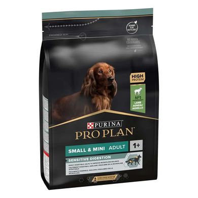 ProPlan Dog Small & Mini Adult Sensitive Digestion rich in Lamb - Сухий корм для дорослих собак дрібних порід з чутливим травленням, з ягням 3 кг