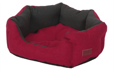 Лежанка RUBBY REDL для собак и кошек красный 60*50*20 см