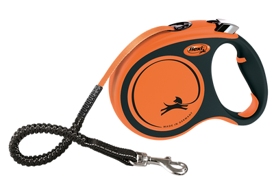 Flexi Повідець-рулетка Xtreme стрічка L (8 м; до 55 кг) (помаранчевий)
