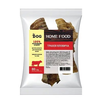 Home Food Лакомства для собак "Трахея говяжья сушеная" 80 г
