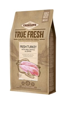 Carnilove True Fresh TURKEY for Adult dogs сухой корм для взрослых собак всех пород 1,4кг (индейка)