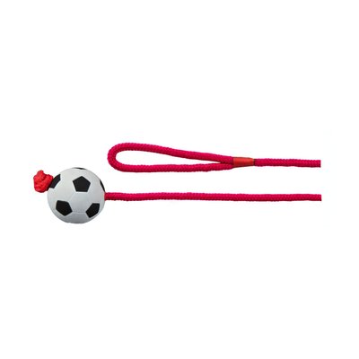 Игрушка для собак Trixie Мяч на верёвке с ручкой 1 м, d=6 см (вспененная резина)
