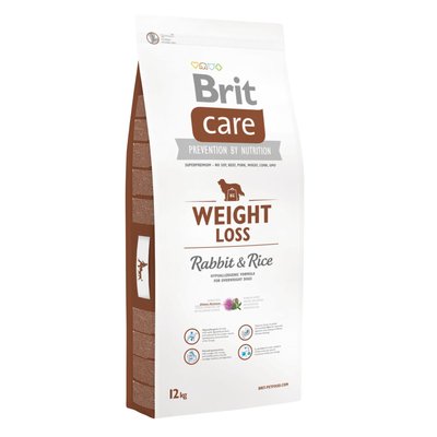 Brit Care Weight Loss Rabbit & Rice - Сухой корм для собак с лишним весом 12 кг (кролик и рис)