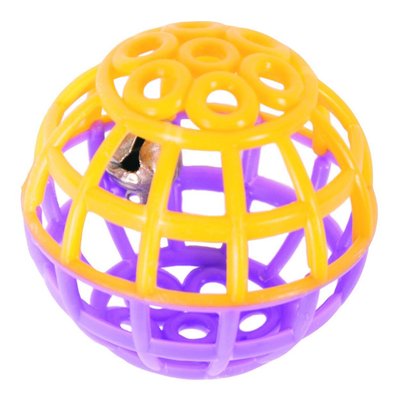 Іграшка для кішок Природа М'яч з брязкальцем d = 4,5 см (пластик, кольори в асортименті)