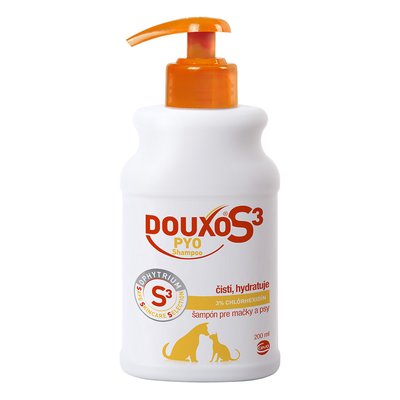 CEVA Douxo S3 Pio – лікувальний шампунь Дуксо S3 Піо для собак і котів, 200 мл