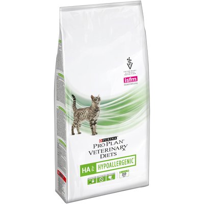 Purina Pro Plan Veterinary Diets HA HYPOALLERGENIC - Лечебный сухой корм для кошек при аллергических реакциях 1,3 кг