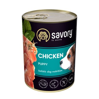 Savory корм для щенков 400г (курица)